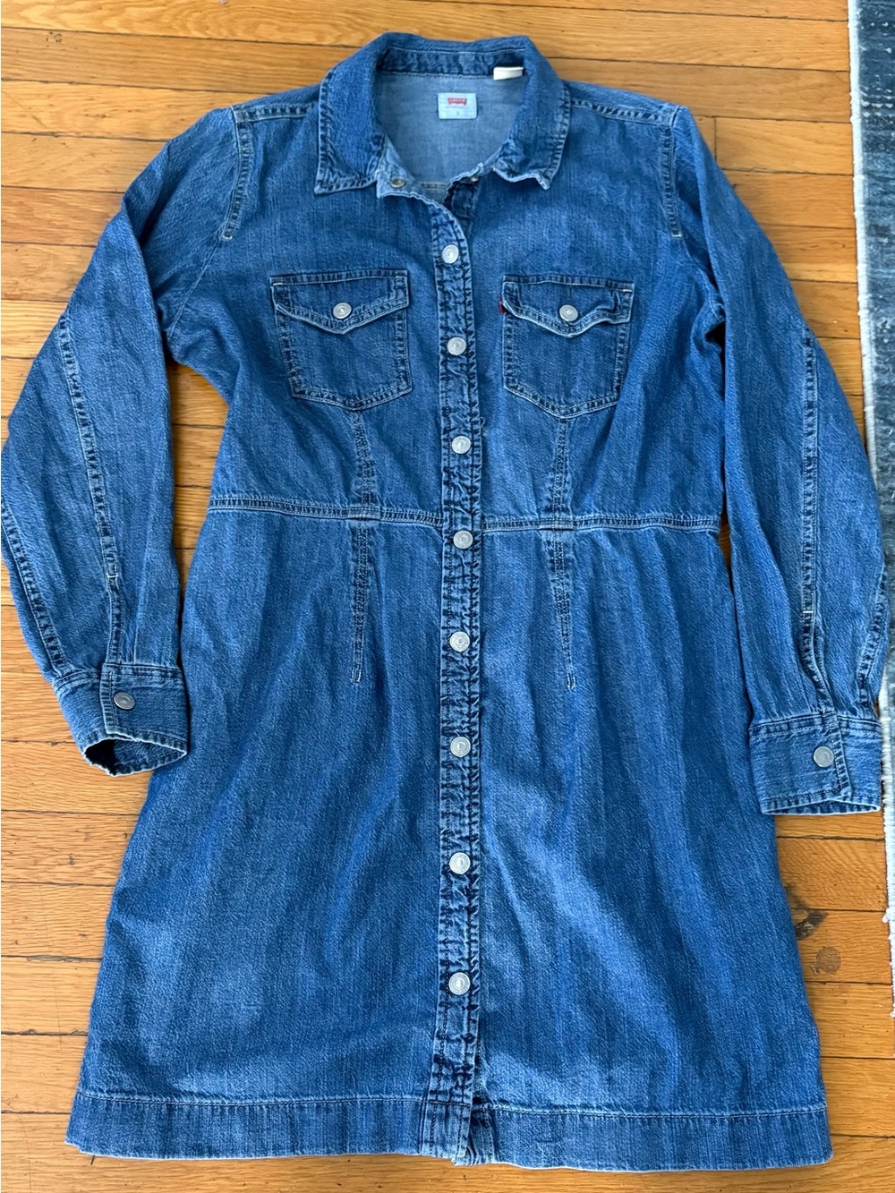 Levi's Light Blue Denim Shirt - Casual Chest Pocket Style